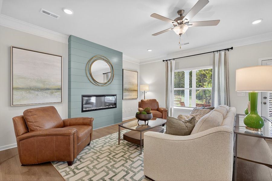 Furnished interior in a model home at Glendale Towns in Conyers (Image 99). Furnished interior in a model home at Glendale Towns in Conyers (Image 99).