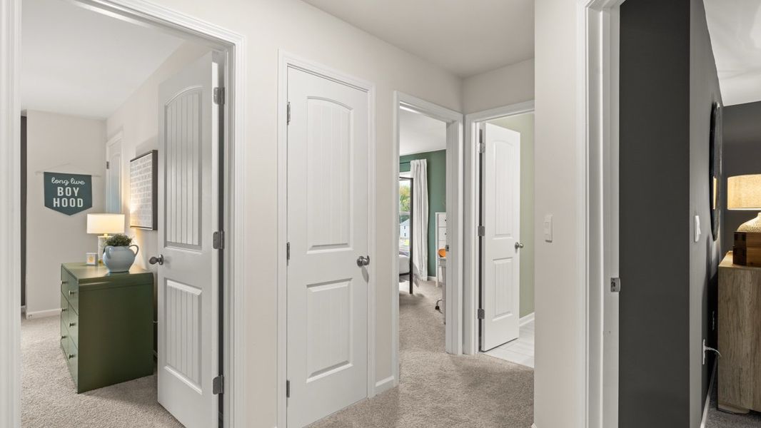 Furnished interior in a model home at Haven Abbey in Cumming (Image 48).