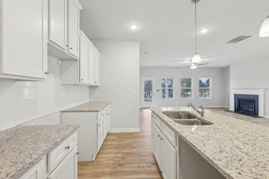 Furnished interior in a model home at Stephens Landing in Loganville (Image 40). Furnished interior in a model home at Stephens Landing in Loganville (Image 40).