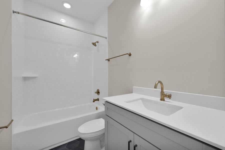 Furnished interior in a model home at Hidden Creek at SilverLeaf in St. Augustine (Image 38).