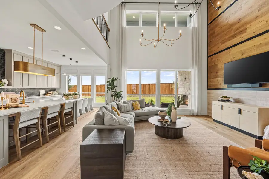 Furnished interior in a model home at Nelson Lake Estates in Rockwall (Image 6). Furnished interior in a model home at Nelson Lake Estates in Rockwall (Image 6).