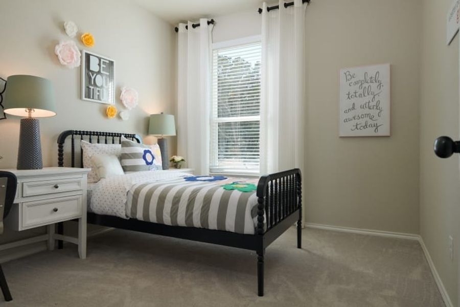 Furnished interior in a model home at Elley Crossing in New Braunfels (Image 15).