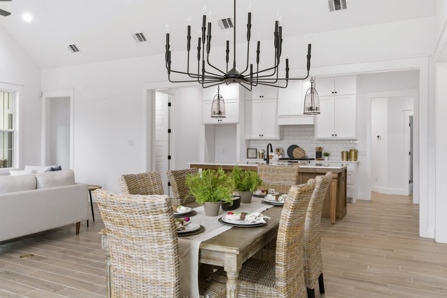 Furnished interior in a model home at Oakmont in Bryan (Image 16).