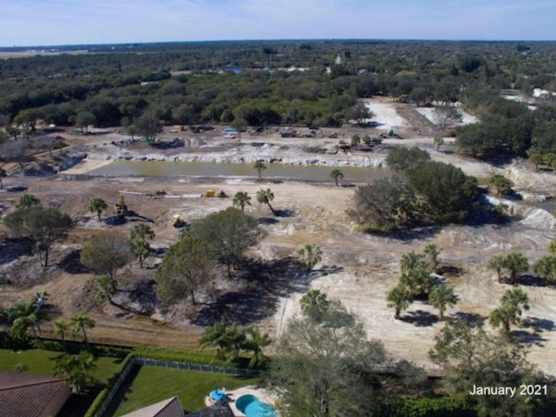 Site preparation and early development at Lucaya Pointe in Vero Beach, FL (Image 56).