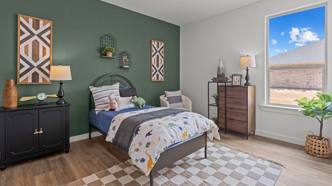 Furnished interior in a model home at Westmont in Lubbock (Image 9).