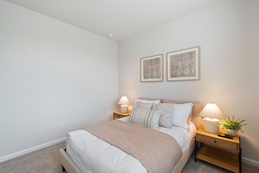 Furnished interior in a model home at Summerville in Darlington (Image 14).