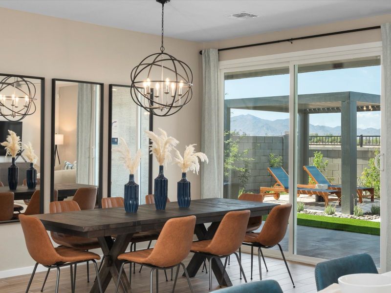 Dining Room in Lark Floorplan at Silva Farms