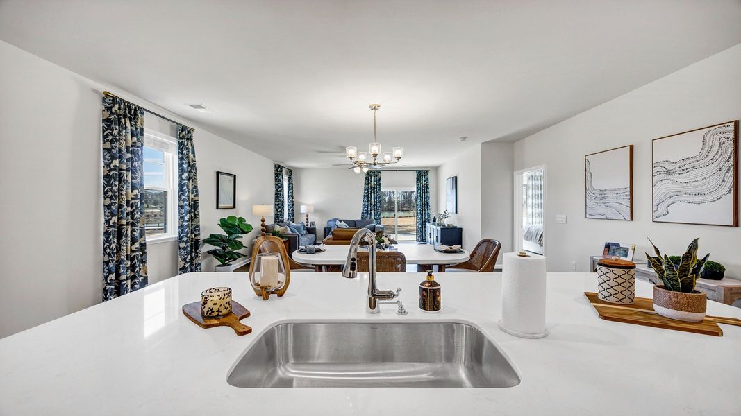 Furnished interior in a model home at Sease's Pond in Gilbert (Image 7).