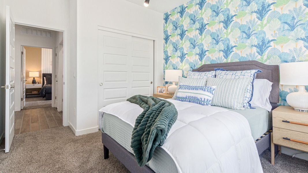 Furnished interior in a model home at Redford Estates in Tucson (Image 21).