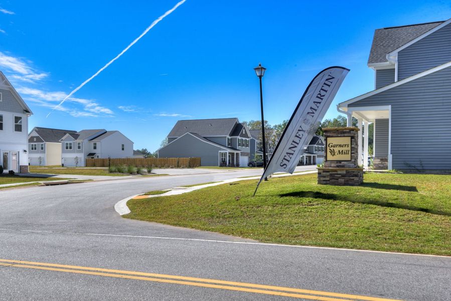 A warm and inviting entryway that reflects the charm and character of the neighborhood
