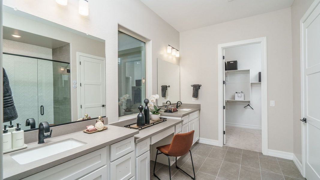 Furnished interior in a model home at The Foothills at Arroyo Norte in New River (Image 9). Furnished interior in a model home at The Foothills at Arroyo Norte in New River (Image 9).