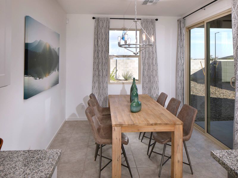 Dining Room in the Sierra Floorplan at Paloma Creek