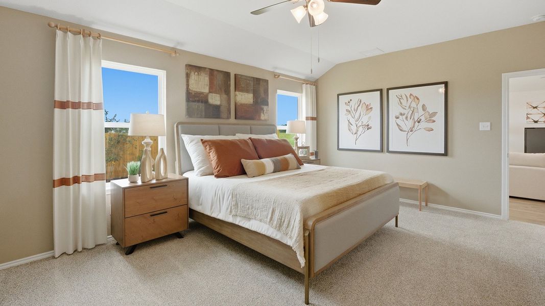 Furnished interior in a model home at Rancho San Gabriel in Georgetown (Image 21). Furnished interior in a model home at Rancho San Gabriel in Georgetown (Image 21).