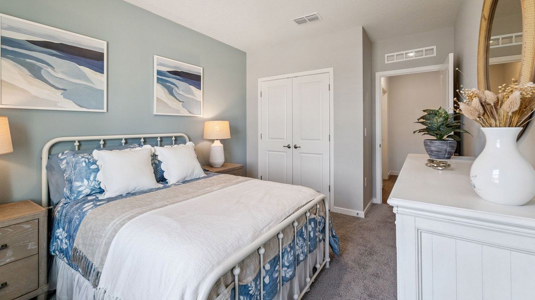 Furnished interior in a model home at Halifax Plantation Villas in Ormond Beach (Image 13). Furnished interior in a model home at Halifax Plantation Villas in Ormond Beach (Image 13).