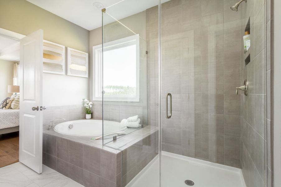 Furnished interior in a model home at Greenrich Mill in Simpsonville (Image 8). Furnished interior in a model home at Greenrich Mill in Simpsonville (Image 8).