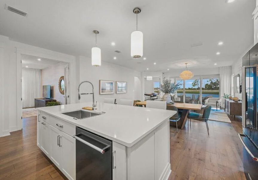 Furnished interior in a model home at Coasterra in Palmetto (Image 26).