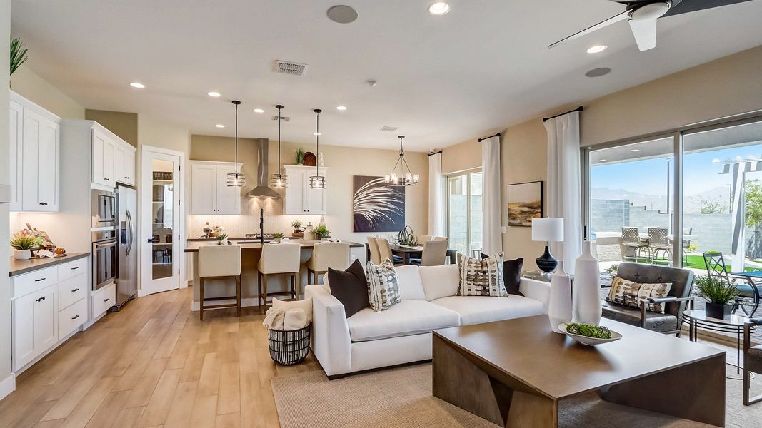 Furnished interior in a model home at Canyon Views - Hacienda in Litchfield Park (Image 27).