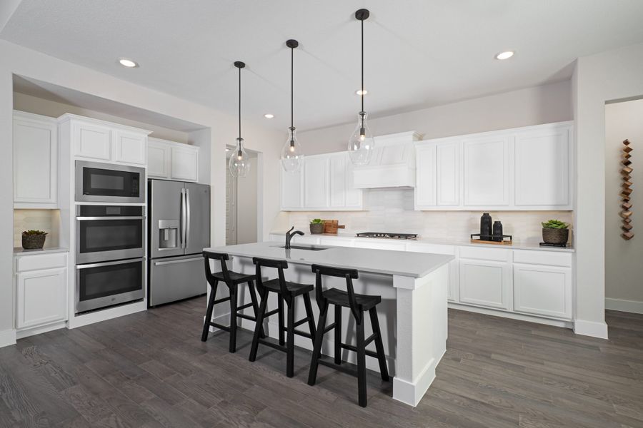 Furnished interior in a model home at Bridgewater in Midlothian (Image 21).