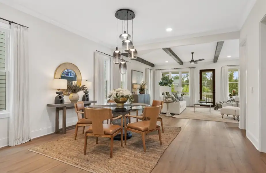 Furnished interior in a model home at Archerfield in Smyrna (Image 8).