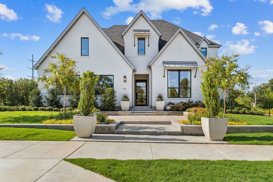 Plan 1640 Front Elevation - Bella Casa Model Photo Plan 1640 Front Elevation - Bella Casa Model Photo