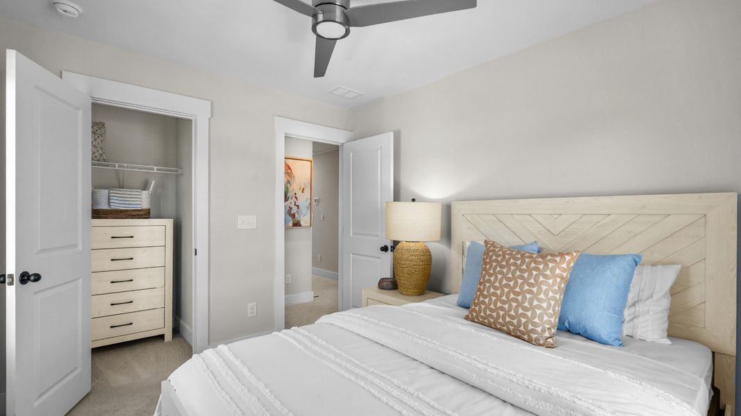Furnished interior in a model home at Park Circle Single Family Homes in North Charleston (Image 14).