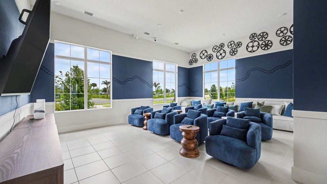 Furnished interior in a model home at Creekside in Fort Pierce (Image 7).