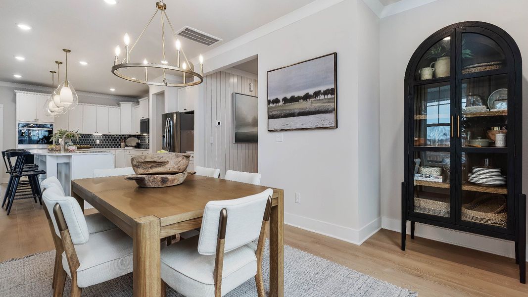Furnished interior in a model home at Owen Park in Gibsonville (Image 10).