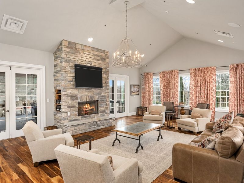 Furnished interior in a model home at Carellton in Gallatin (Image 10).
