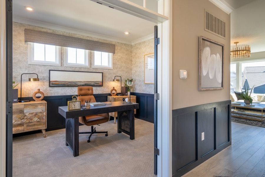 Furnished interior in a model home at Vista Hills in Louisville (Image 33). Furnished interior in a model home at Vista Hills in Louisville (Image 33).