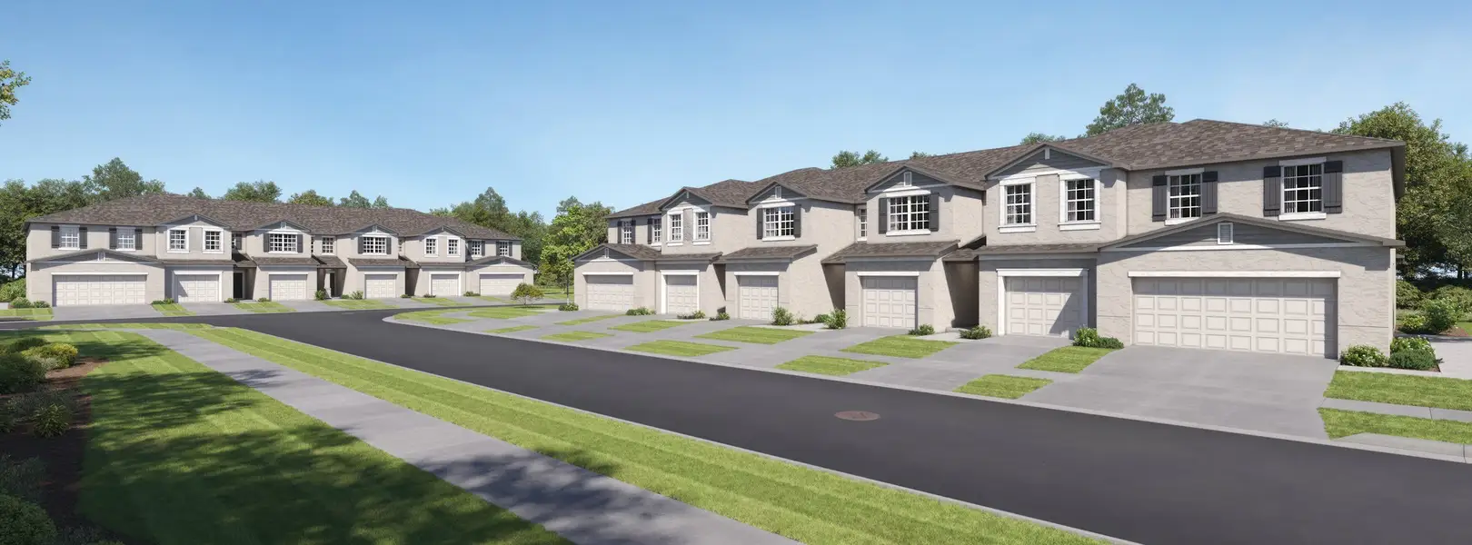 Prosperity Lakes TH 6plex SS Streetscape