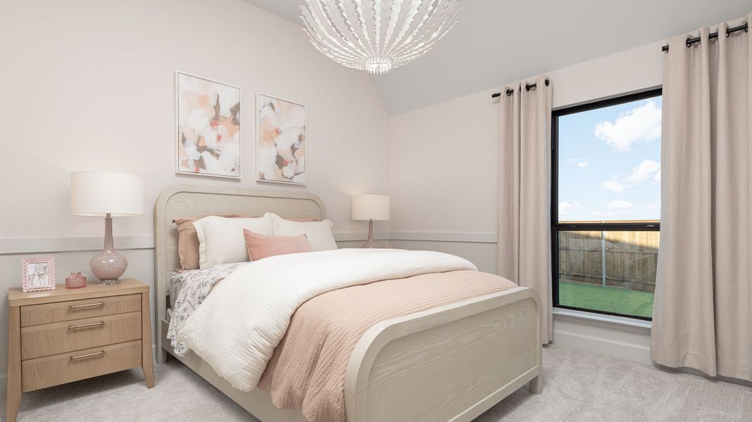 Furnished interior in a model home at Myrtle Creek 71' in Waxahachie (Image 14). Furnished interior in a model home at Myrtle Creek 71' in Waxahachie (Image 14).