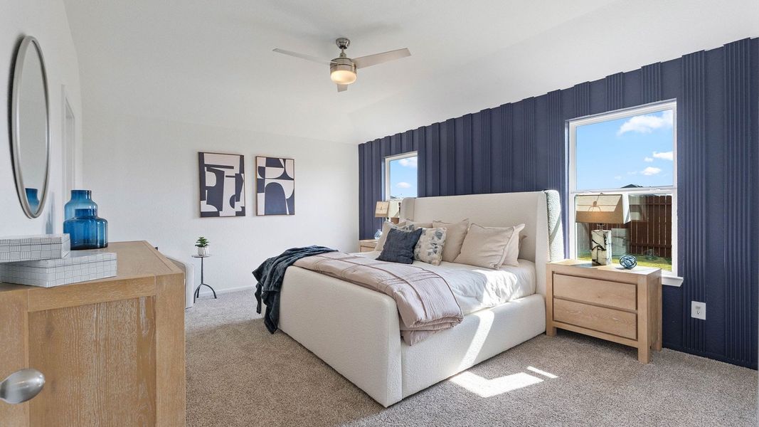 Furnished interior in a model home at Medina in Dayton (Image 8).