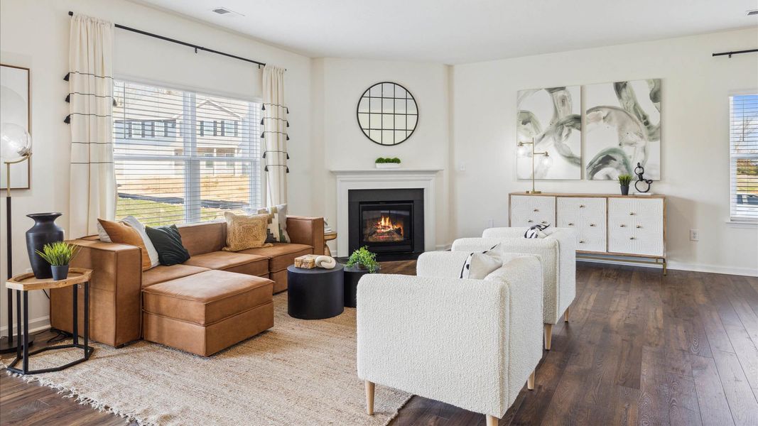 Furnished interior in a model home at Fieldcrest Acres in Blountville (Image 5).