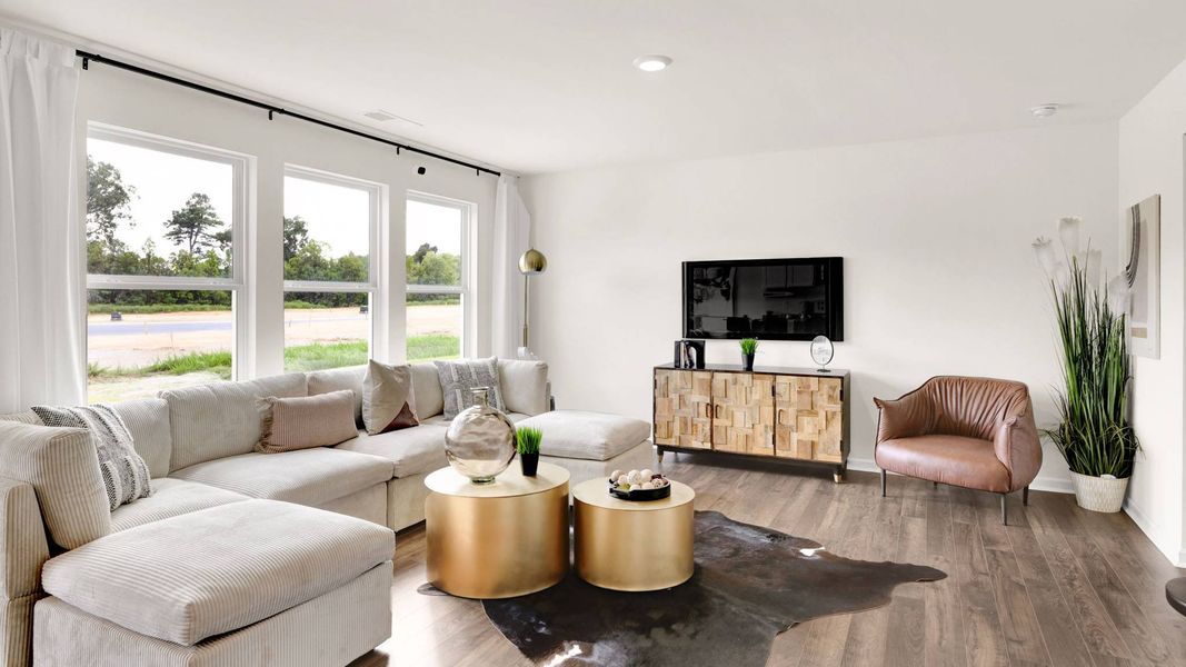 Furnished interior in a model home at Bayview at Harbor Crest in Ooltewah (Image 5).