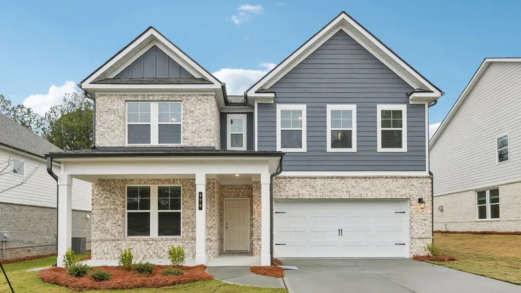 Front exterior of a home in the Hamilton Lakes community, located in Loganville, GA (Image 3).