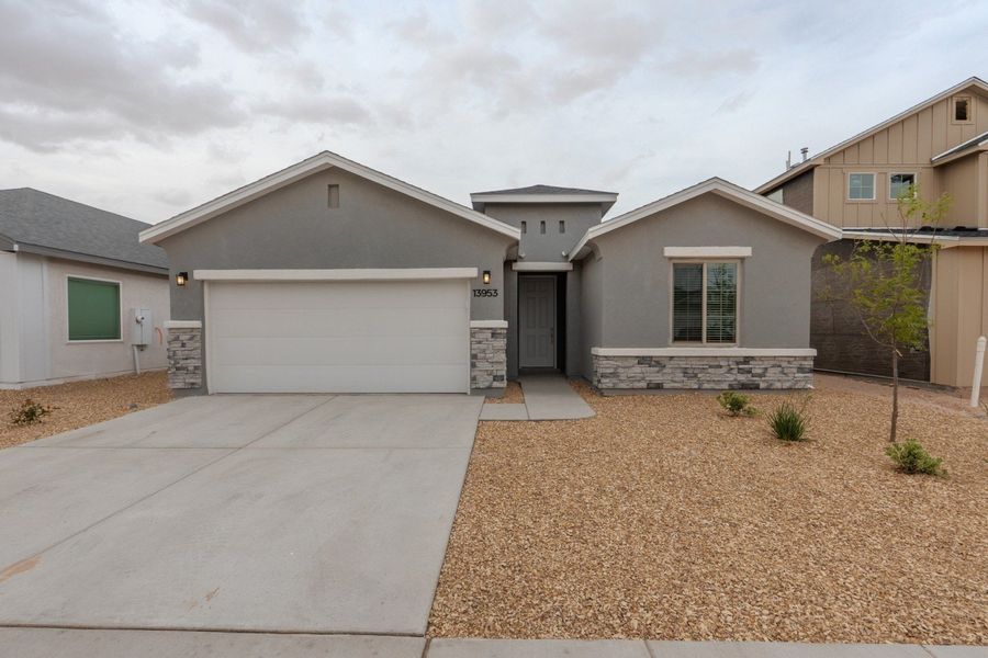 Front exterior of a home in the Summer Sky North community, located in El Paso, TX (Image 25).