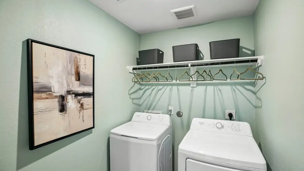 Furnished interior in a model home at Palmi in Houston (Image 19). Furnished interior in a model home at Palmi in Houston (Image 19).