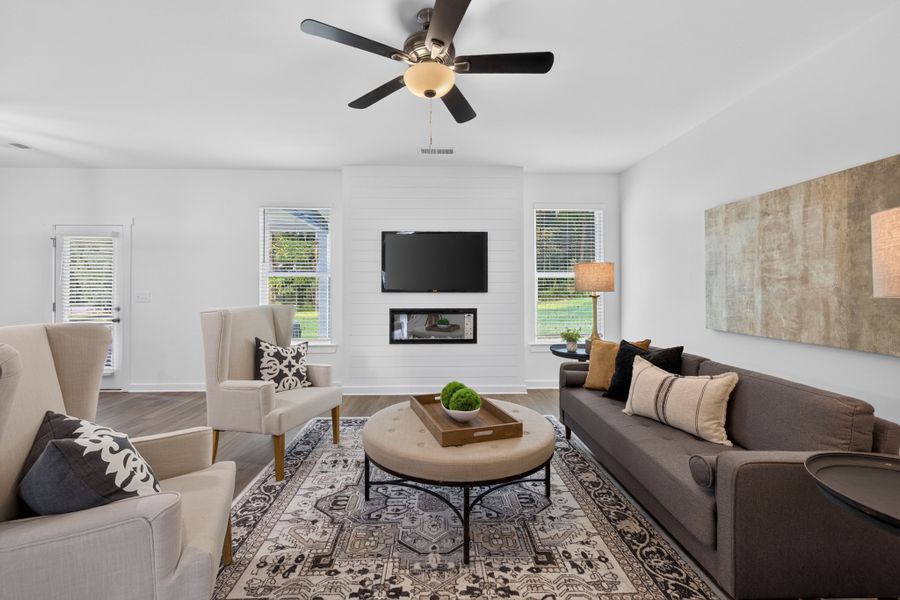 Furnished interior in a model home at Red Bird Manor in Jefferson (Image 11).