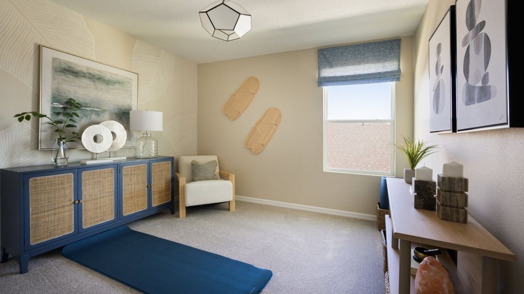 Furnished interior in a model home at Pasadena Landing in Wesley Chapel (Image 12). Furnished interior in a model home at Pasadena Landing in Wesley Chapel (Image 12).