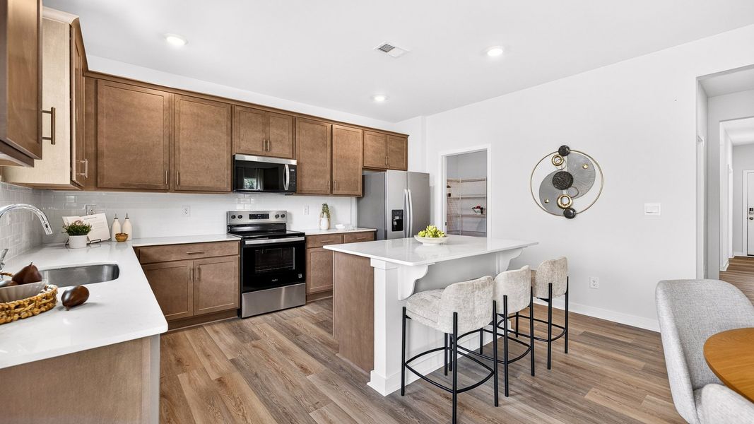 Furnished interior in a model home at Logan Farms in Mooresville (Image 7).