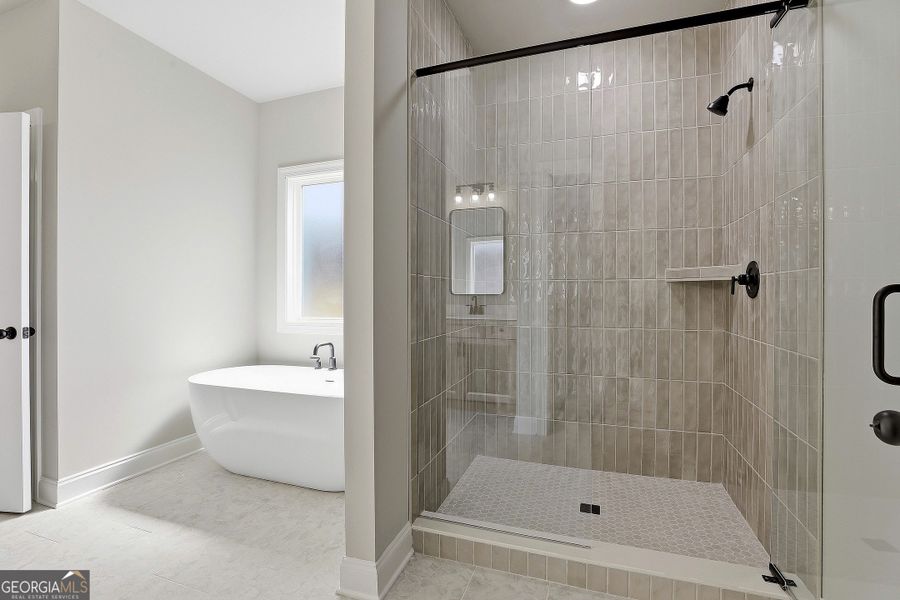 Furnished interior in a model home at Fox Hall Phase V in Senoia (Image 16).