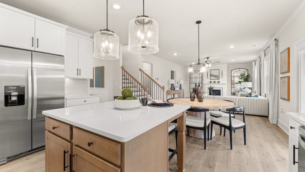 Furnished interior in a model home at Haven Abbey in Cumming (Image 25).