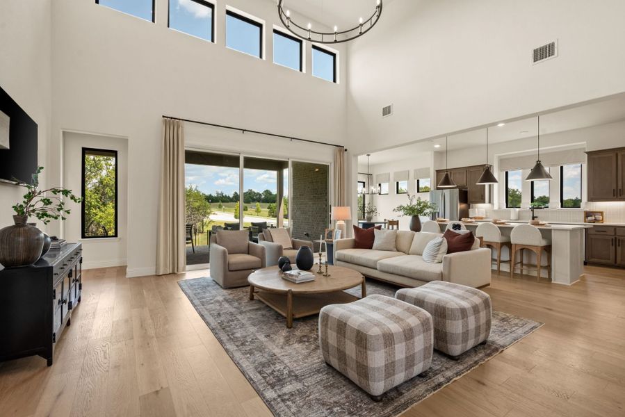 Furnished interior in a model home at Park Hills in Rockwall (Image 11). Furnished interior in a model home at Park Hills in Rockwall (Image 11).