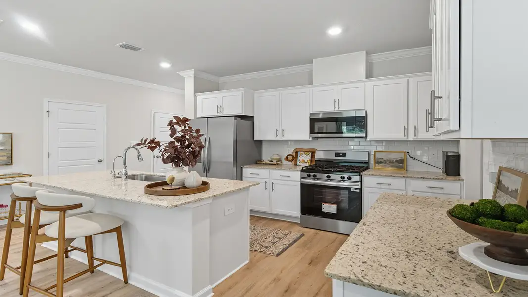 Furnished interior in a model home at Olson Ridge in Tallahassee (Image 6).