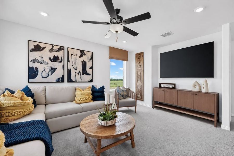 Furnished interior in a model home at Madero 50s in Haslet (Image 126). Furnished interior in a model home at Madero 50s in Haslet (Image 126).