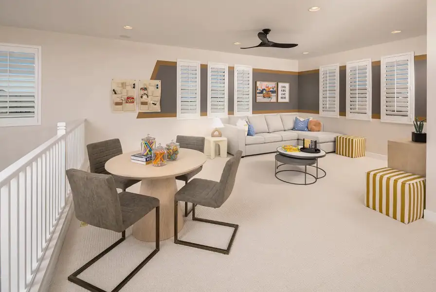 Furnished interior in a model home at Saddleback in Peoria (Image 7).