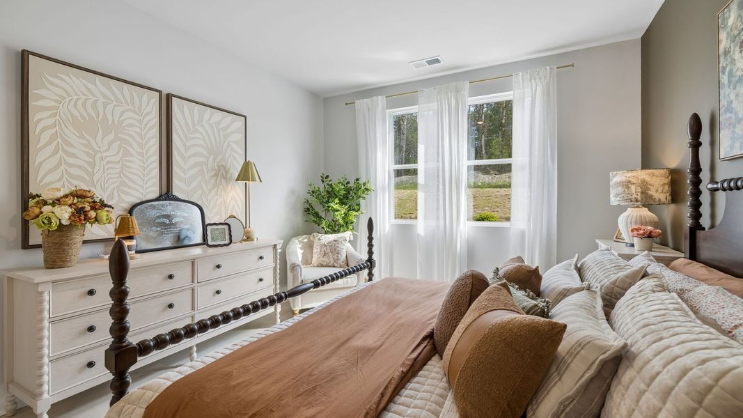 Furnished interior in a model home at Reserve at Hickory Ridge in Columbia (Image 45).