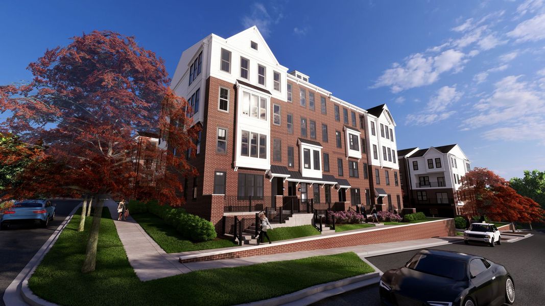 Front exterior of a home in the Mayberry Village community, located in Greenville, SC (Image 1).