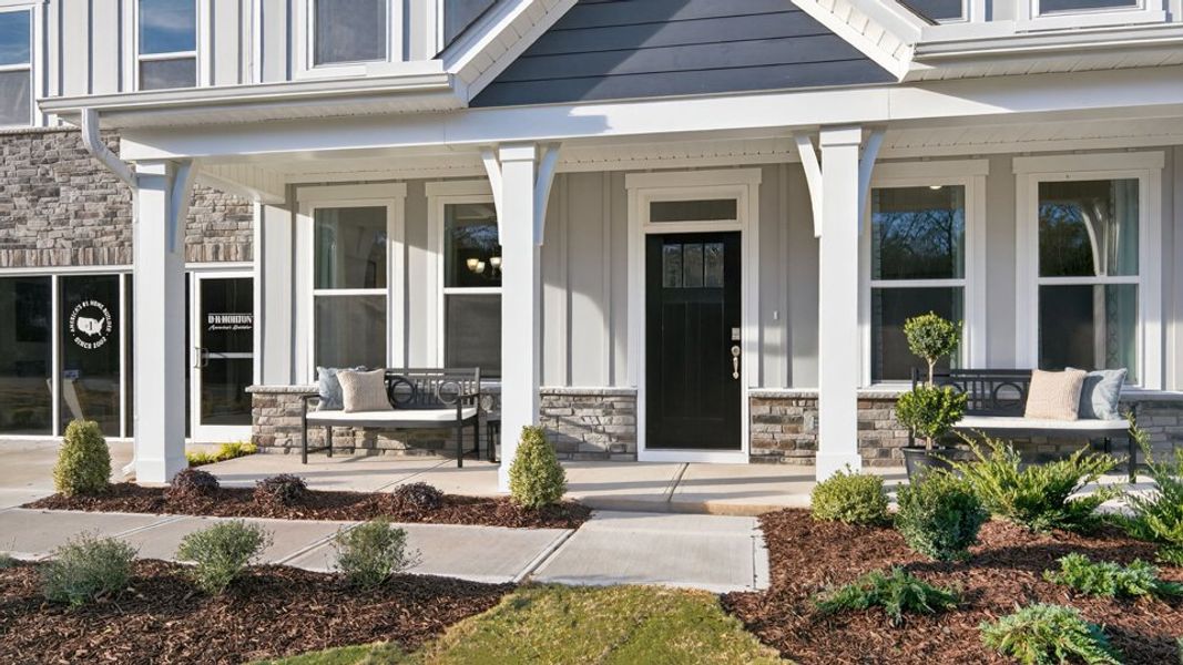 Exterior details of a home in The Grove at Winston Pointe, Clayton (Image 15).
