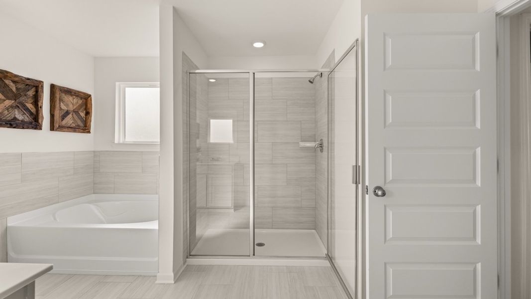 Furnished interior in a model home at Independence in Loganville (Image 26).